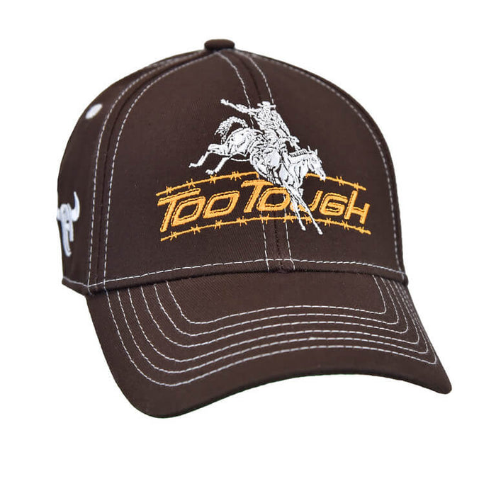 Infant and Toddler Boy's Cowboy Hardware "Too Tough" Velcro Cap
