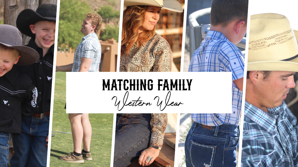 family matching western wear