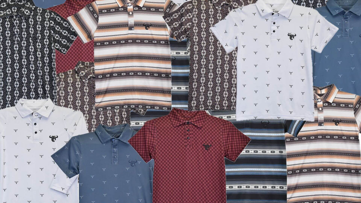 Infant and Toddler Boy's Western Polo Designs