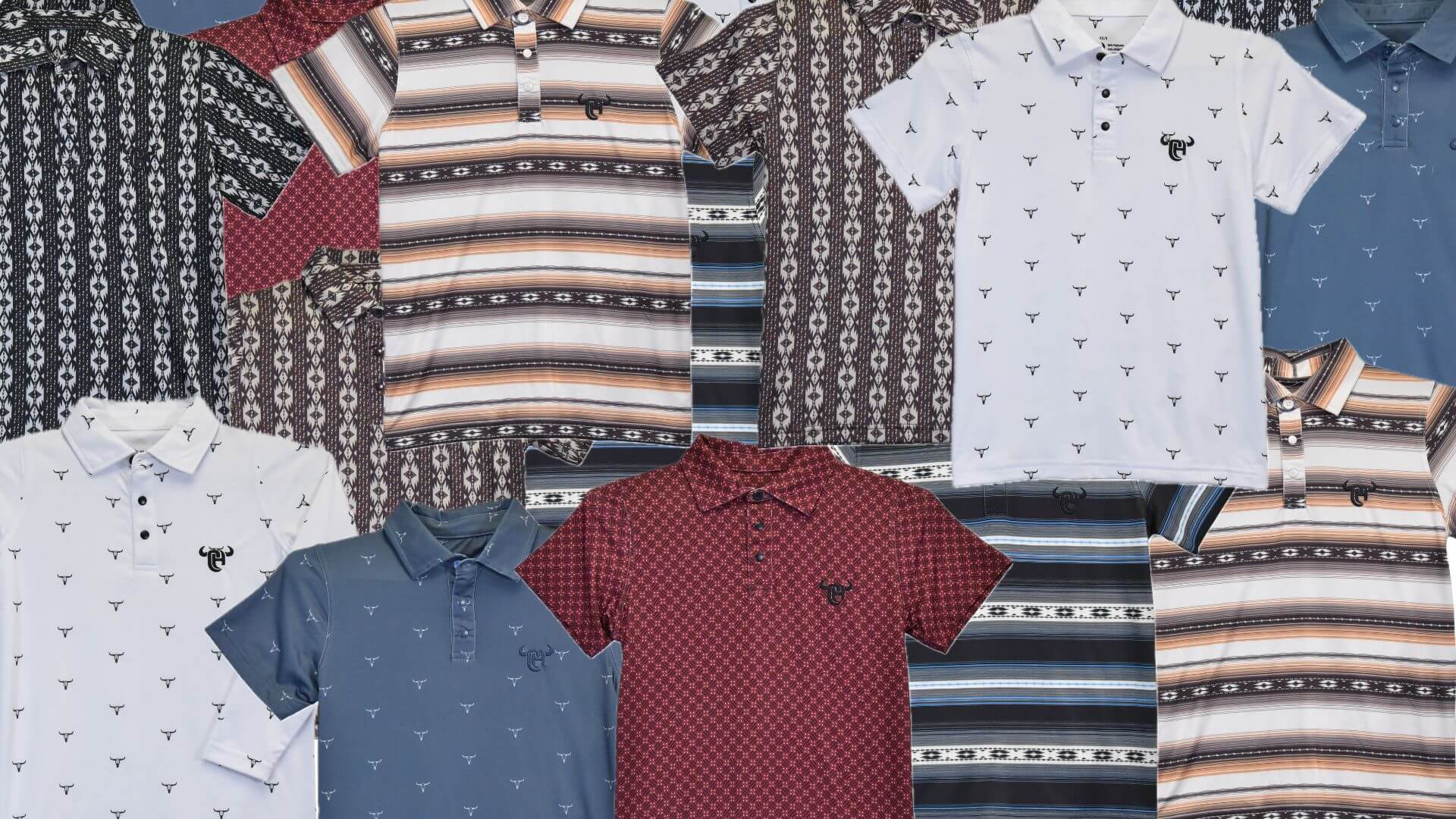Infant and Toddler Boy's Western Polo Designs