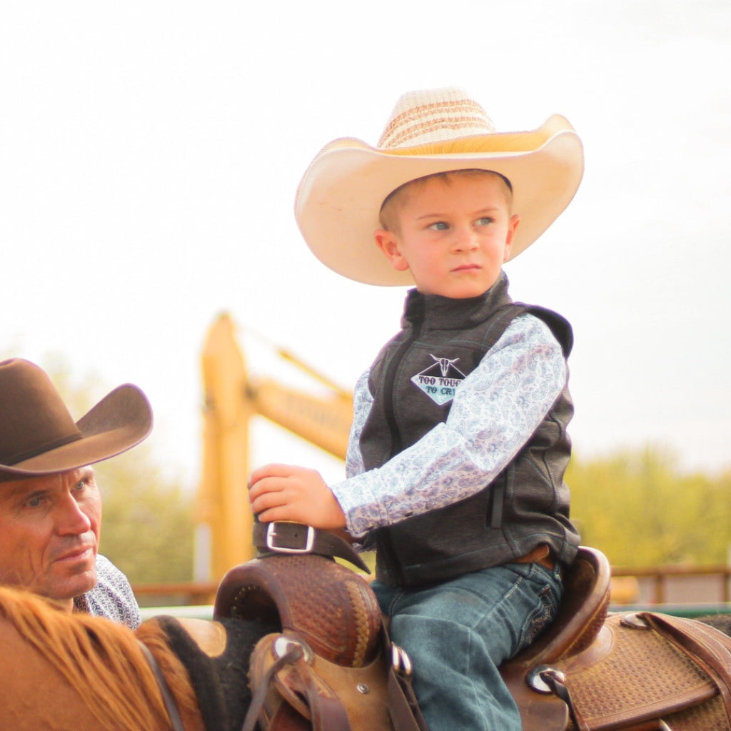 Little Cowboy wearing boy's western wear from Cowboy Hardware