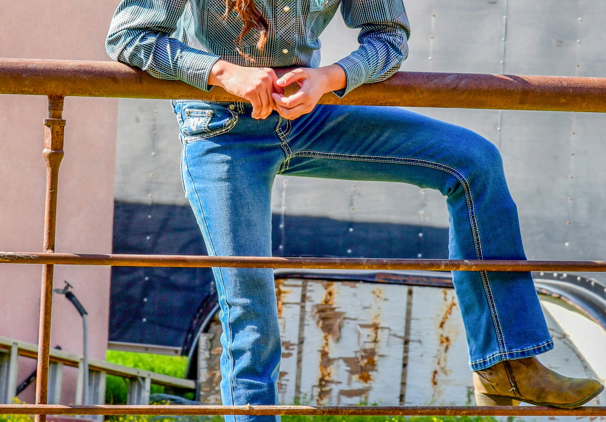 Girl's Western Jeans