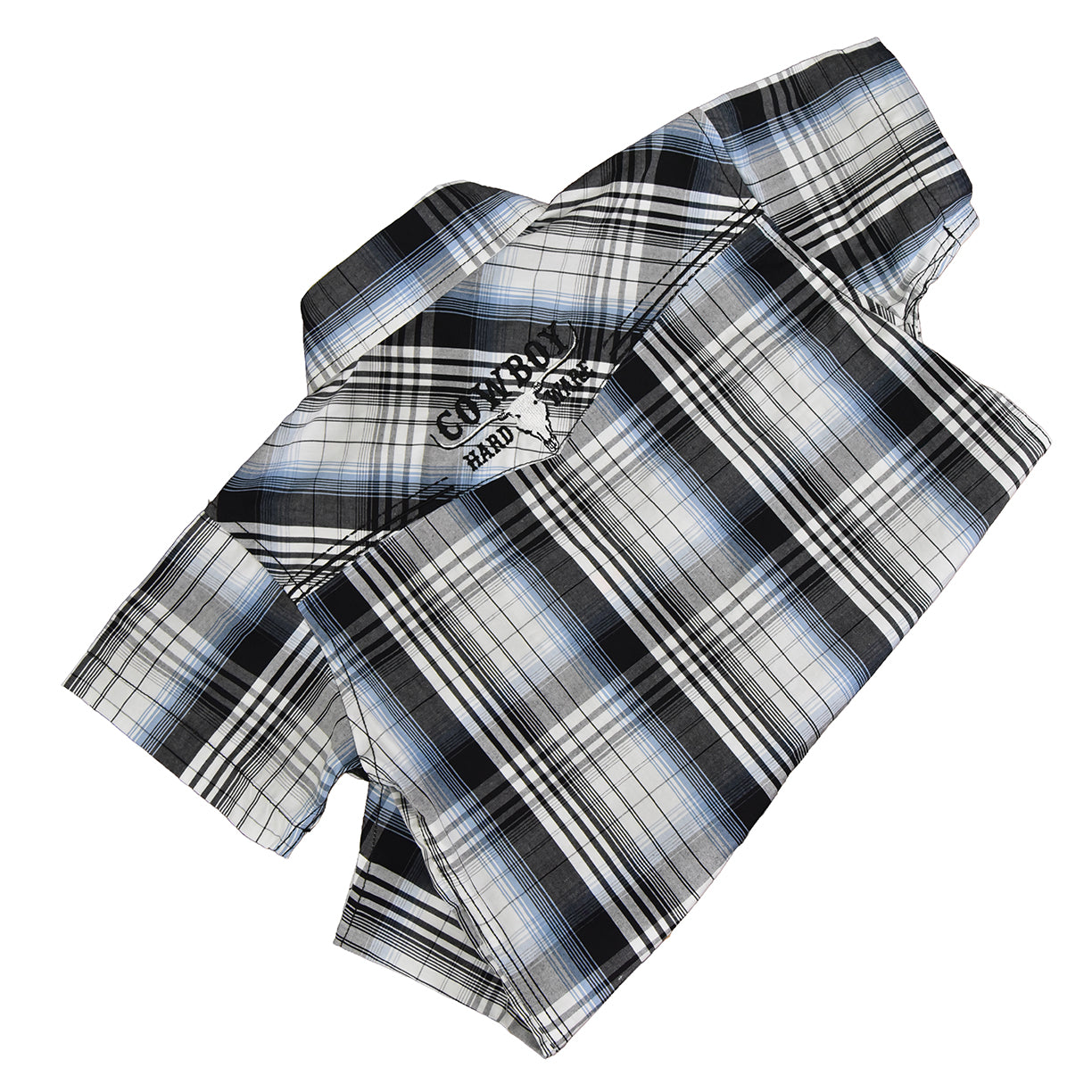 Youth Boy's CH Black "Hermosillo Gradient" Short Sleeve Western Shirt
