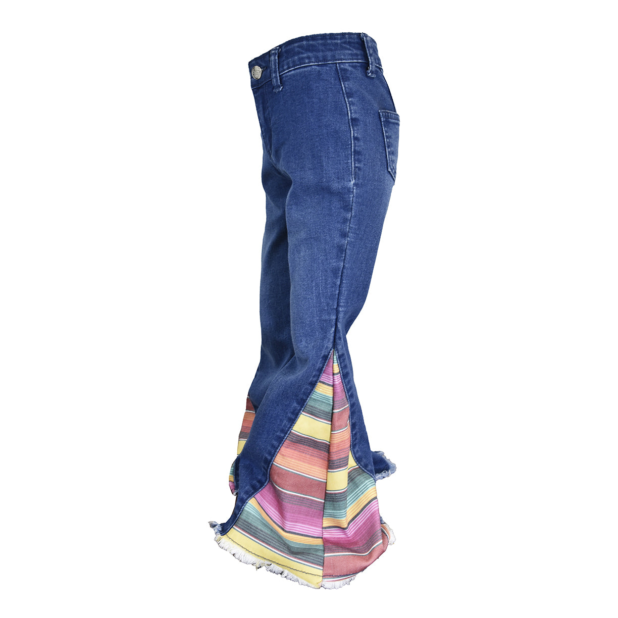 Girl's Cowgirl Hardware "True Serape" Medium Washed Jeans