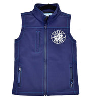 Boy's Cowboy Nation Navy Poly Shell Vest from Cowboy Hardware