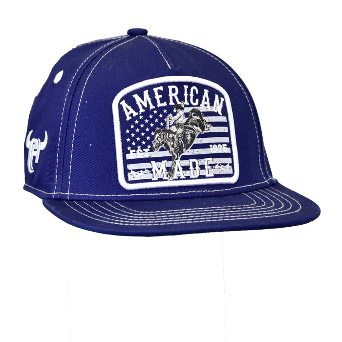 Boy's Navy "American Made" Cap -Velcro from Cowboy Hardware
