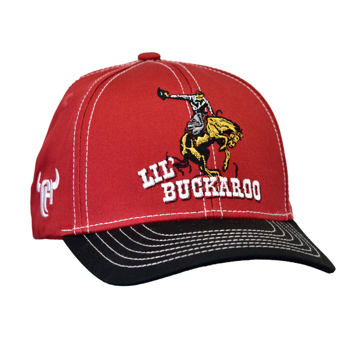 Boy's Red "Lil Buckaroo" Cap -Velcro from Cowboy Hardware