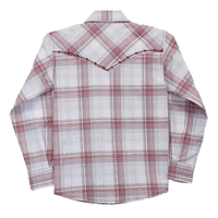 Boy's Red and White Gradient Long Sleeve Print from Cowboy Hardware