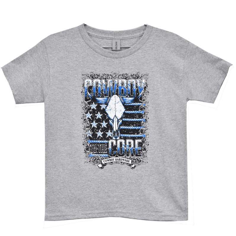 Boys Diamond Plate L/S Shirt by Cowboy Hardware main image 1
