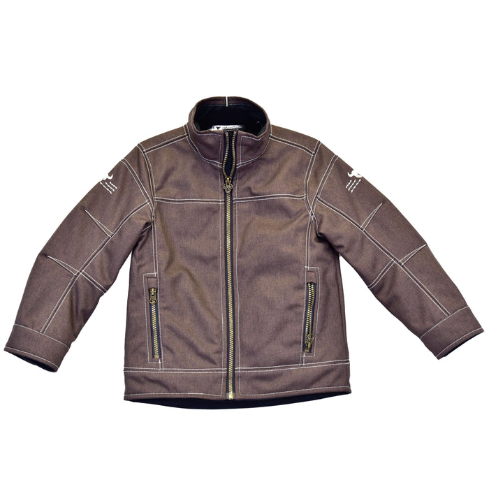 Boy's Triple Barb CH Dark Chocolate Tech Jacket from Cowboy Hardware