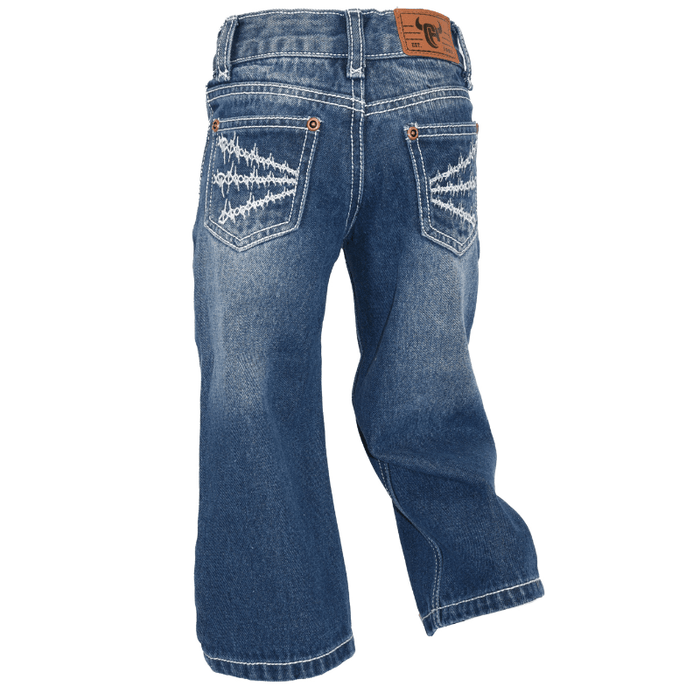 Boys Dimensional Barbed Wire Denim Jeans from Cowboy Hardware