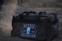 CH Outlaw Since 95' 3 Wheel Gear Bag in Dirt with Dust from Cowboy Hardware