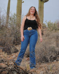Cowgirl enjoying the desert views.