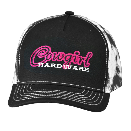 Girl's Cowgirl Hardware Black "Cowgirl Cowhide" Hat from Cowboy Hardware