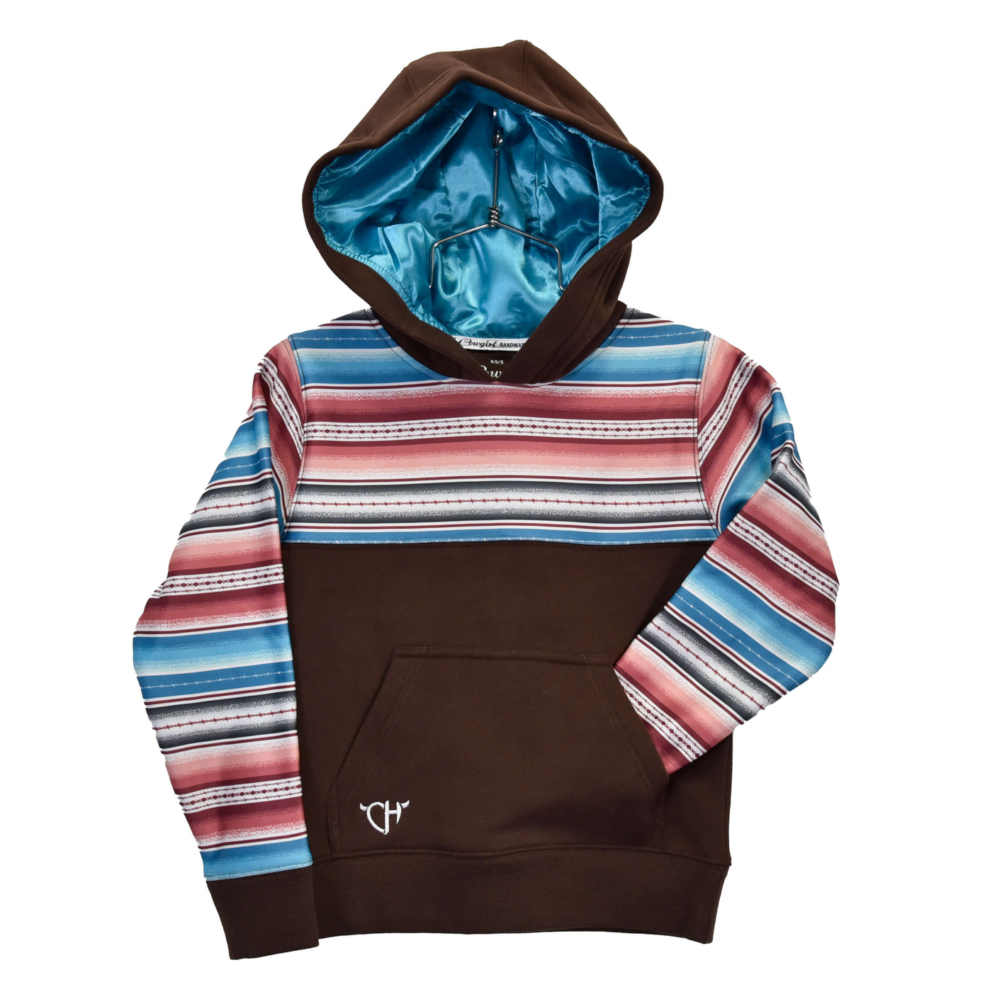 Girls Bella Horse Speckle Fleece Hoody by Cowboy Hardware