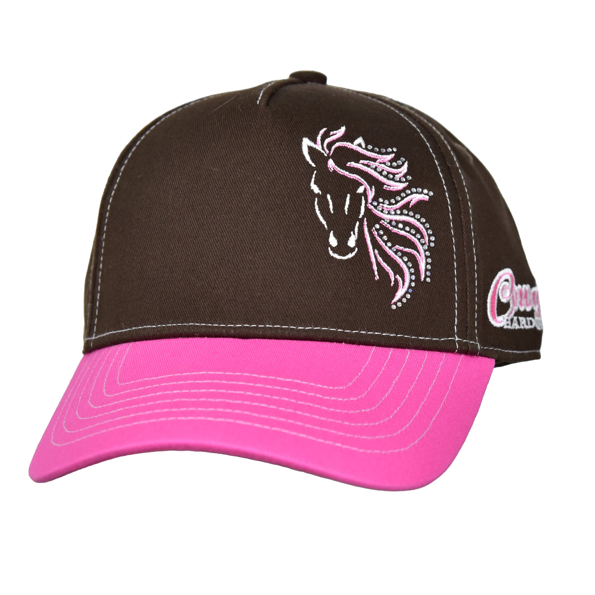 Girl's Cowgirl Hardware Dark Brown "Blaze Horse" Hat from Cowboy Hardware