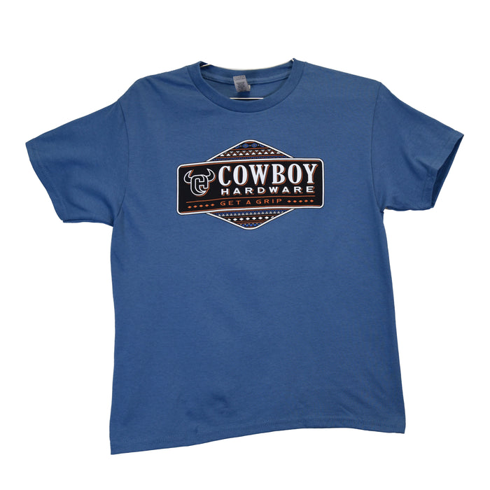 Infant Boys CH Aztec Blue Short Sleeve Tee from Cowboy Hardware