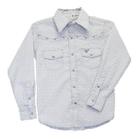 Infant Boys Gio Morse White Short Sleeve Print from Cowboy Hardware