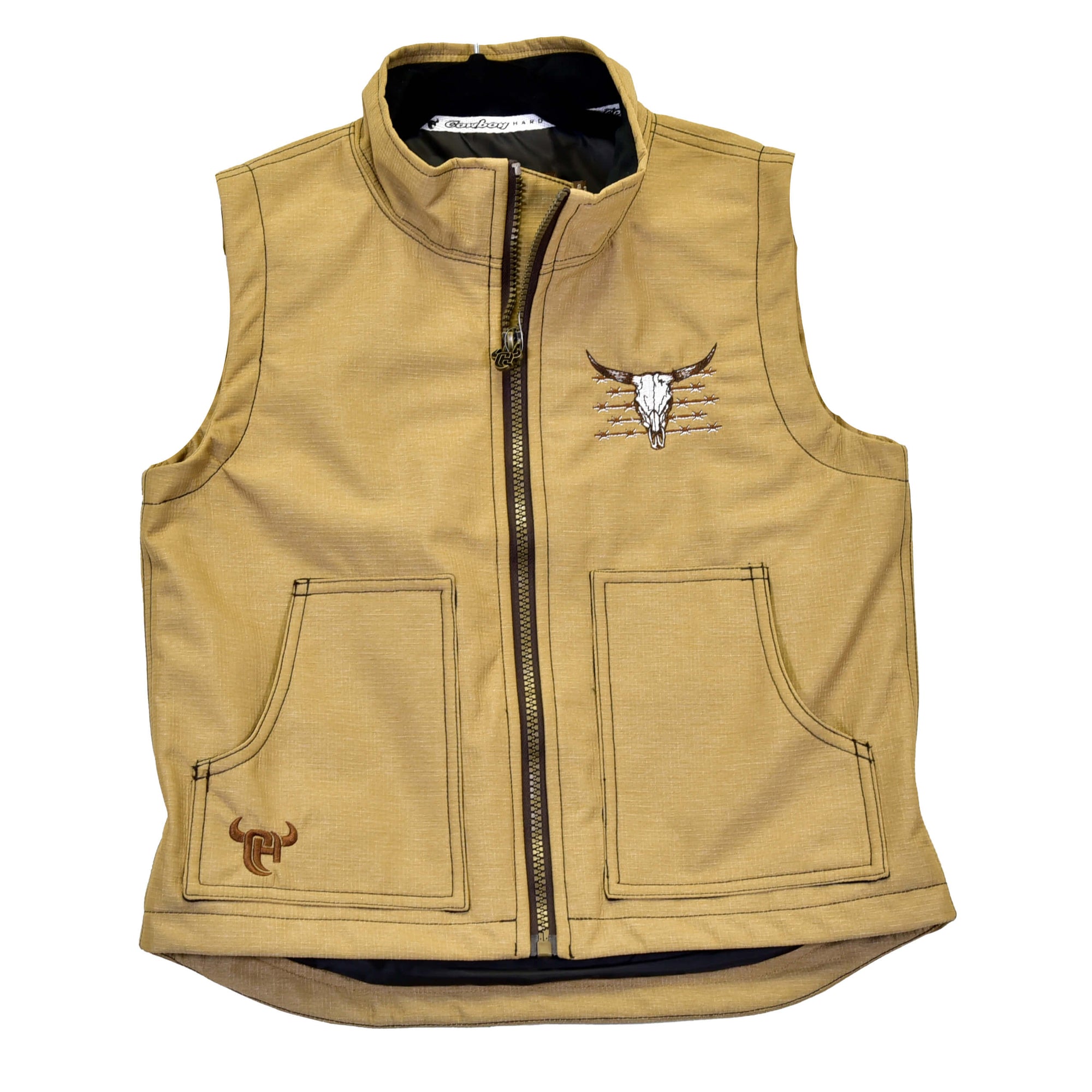 Infant Boys Live Free Buckskin Tech Woodsman Vest from Cowboy Hardware