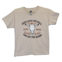 Infant Boys Mess With the Bull Sand Short Sleeve T-Shirt from Cowboy Hardware
