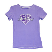 Infant Girls Cowgirl Hardware Liliac Wild At Heart Crew Short Sleeve Tee from Cowboy Hardware