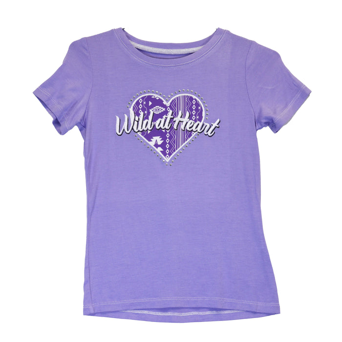 Infant Girls Cowgirl Hardware Liliac Wild At Heart Crew Short Sleeve Tee from Cowboy Hardware