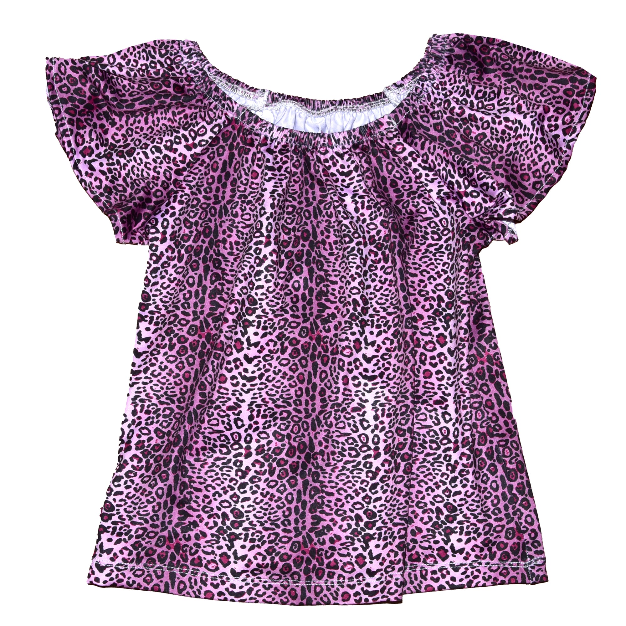 Infant & Toddler Girl CH "Mini Leopard" Pink Short Sleeve Blouse from Cowboy Hardware