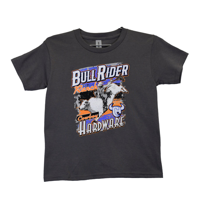Infant/Toddler Boy's CH Charcoal "Bull Rider Ranch" Short Sleeve T-Shirt from Cowboy Hardware