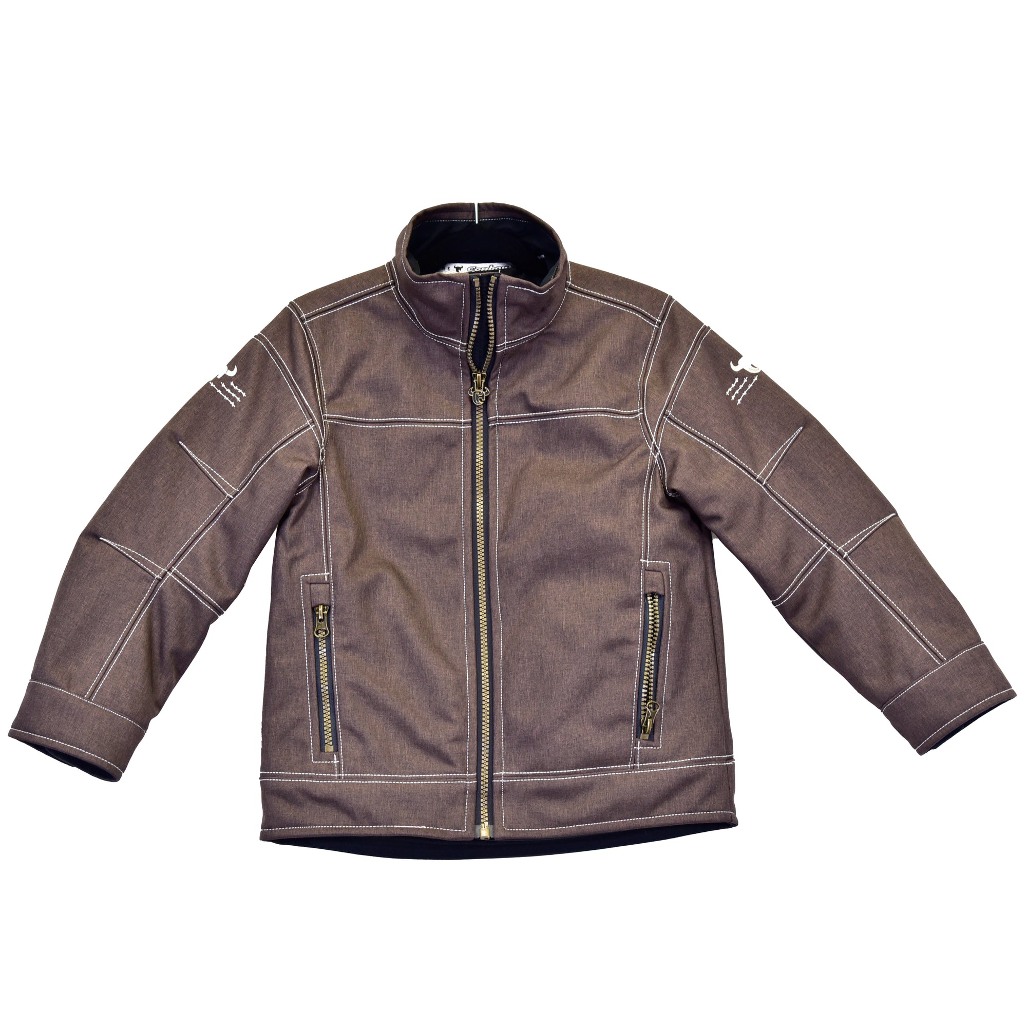 Infant/Toddler Boy's CH Dark Chocolate "Triple Barb CH" Tech Woodsman Jacket from Cowboy Hardware