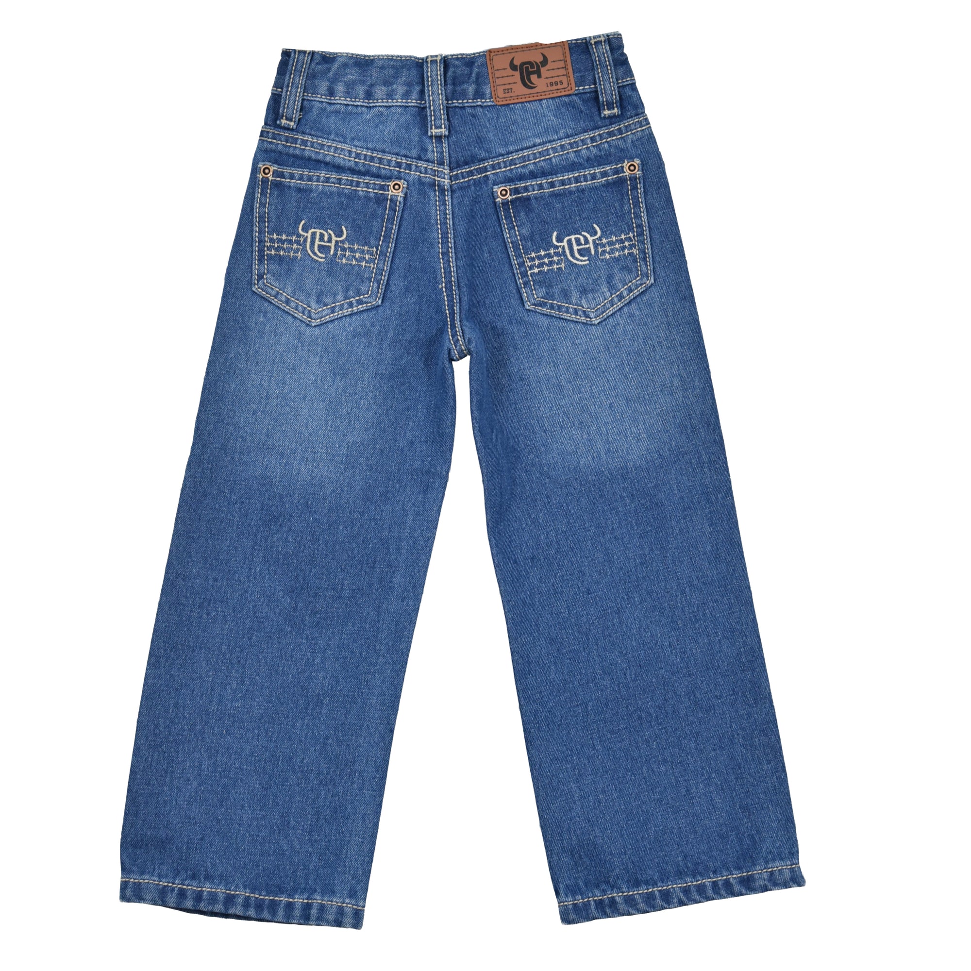 Infant/Toddler Boy's CH Medium Wash "CH Fence" Jeans from Cowboy Hardware