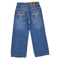 Infant/Toddler Boy's CH Medium Wash "Skull Boot Stitch" Jeans from Cowboy Hardware
