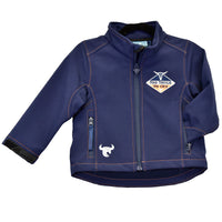 Infant/Toddler Boy's CH Navy "Too Tough to Cry" Poly Shell Jacket from Cowboy Hardware