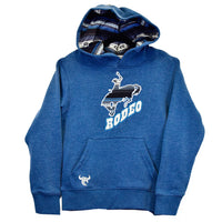Infant/Toddler Boy's CH Slate Blue "Rodeo Bronc" Hoodie from Cowboy Hardware