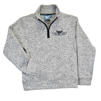 Infant/Toddler Boys CH "Since 1995" Oatmeal Speckle Fleece Cadet Sweatshirt from Cowboy Hardware