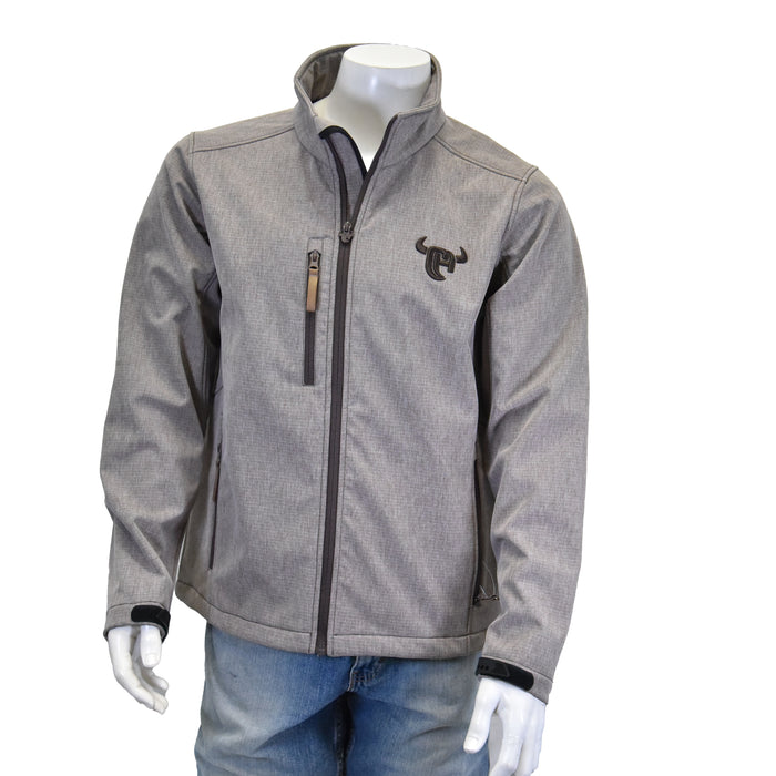 Men's 3D CH Logo Polyshell Khaki Jacket from Cowboy Hardware