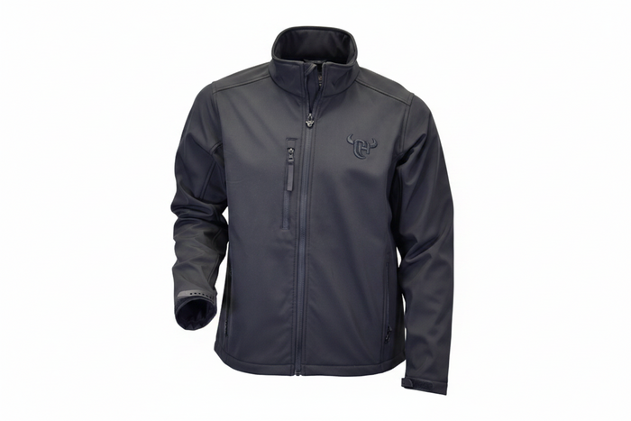 Men's Black 3D CH Logo Polyshell Jacket from Cowboy Hardware