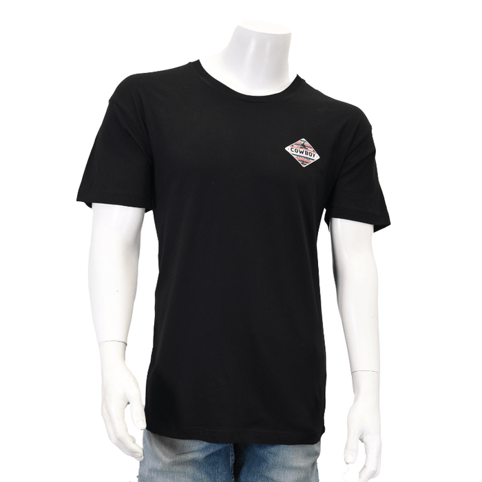 Men's Black Built Tough Short Sleeve T-Shirt from Cowboy Hardware