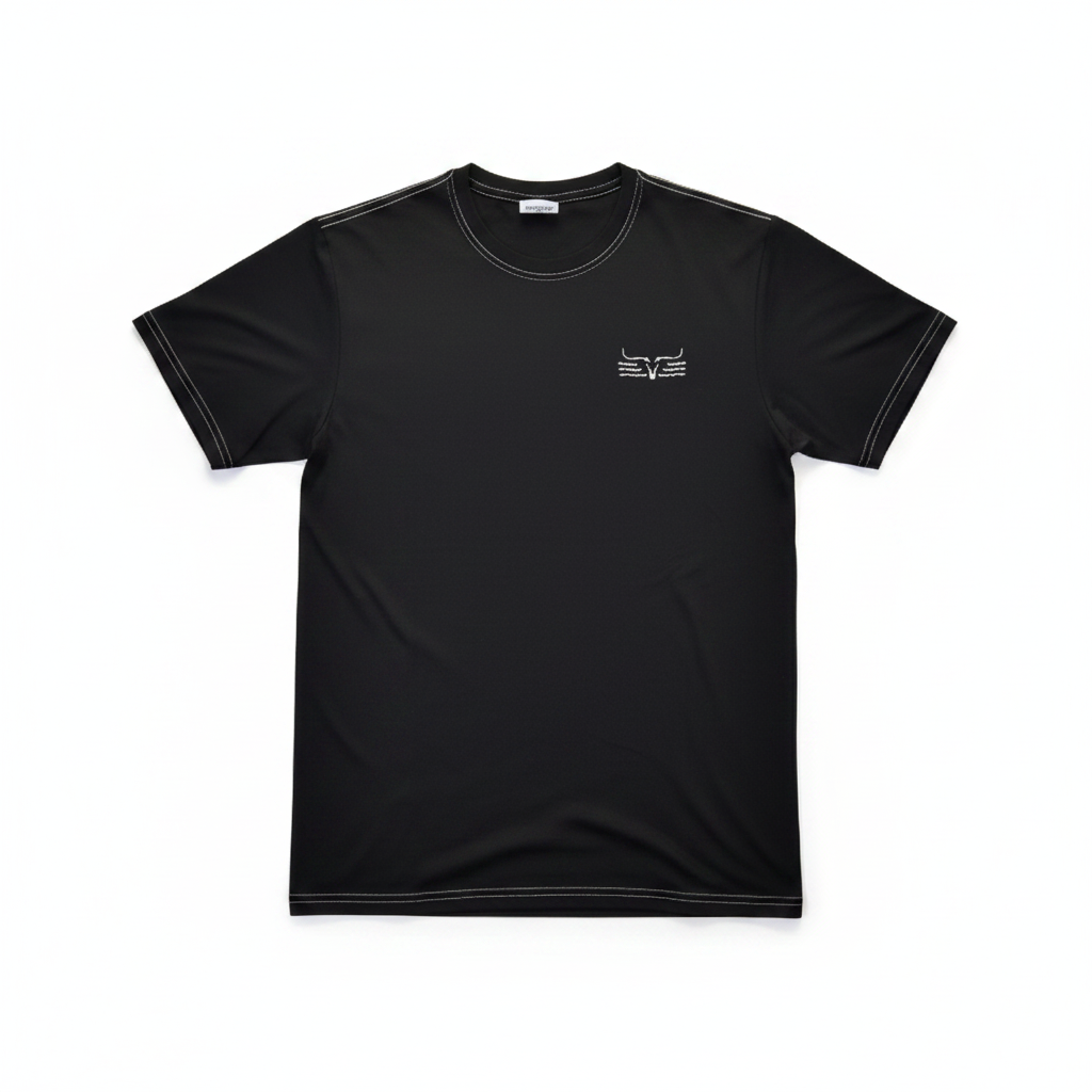 Men's Black Ghost Skull Short Sleeve T-Shirt from Cowboy Hardware