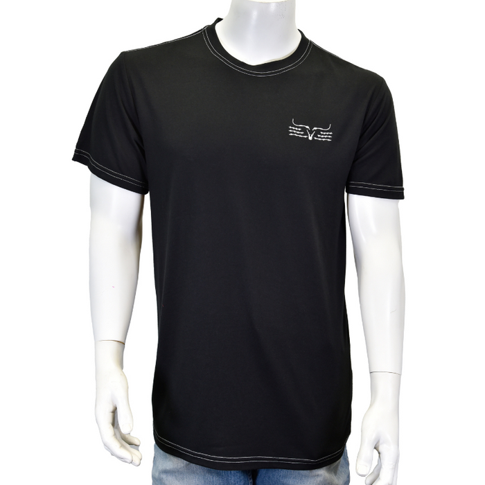 Men's Black Ghost Skull Short Sleeve T-Shirt from Cowboy Hardware