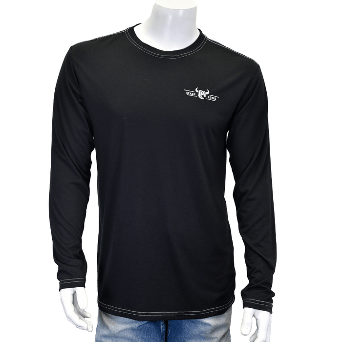 Men's Black Since '95 Long Sleeve T-Shirt from Cowboy Hardware