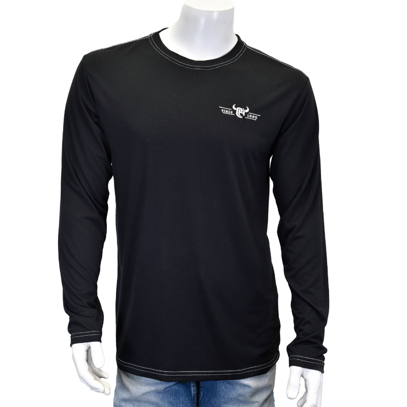 Men's Black Since '95 Long Sleeve T-Shirt from Cowboy Hardware