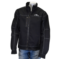 Men's Black "Bar CH" Tech Jacket from Cowboy Hardware