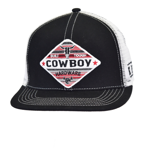 Men's Black "Built Tough" Hat from Cowboy Hardware