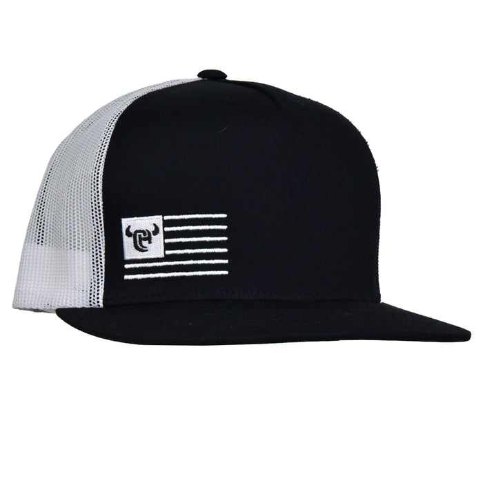 Men's Black "CH Bar Flag" Hat from Cowboy Hardware