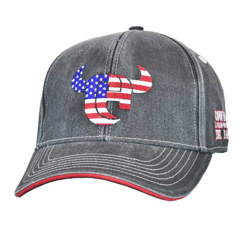 Men's Black "CH Flag" Hat from Cowboy Hardware