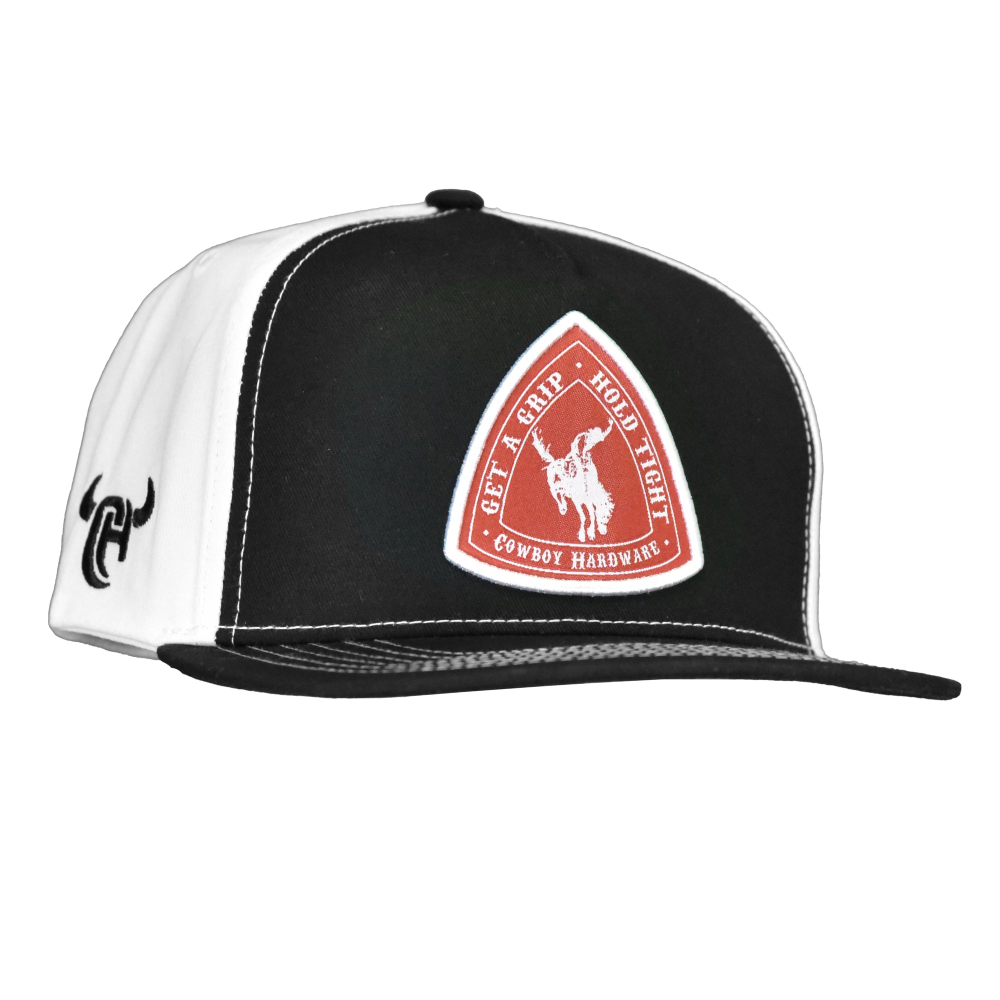 Men's Black "Get A Grip" Baseball Cap from Cowboy Hardware