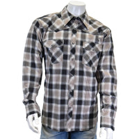 Men's Black "Hombre" Long Sleeve Western Shirt from Cowboy Hardware