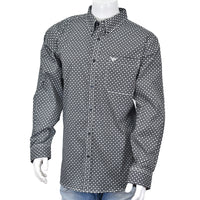 "Men's Black ""McKay"" Long Sleeve Western Shirt from Cowboy Hardware"