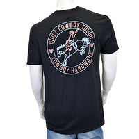 Men's Black "Neon Built Tough" Short Sleeve T-Shirt from Cowboy Hardware