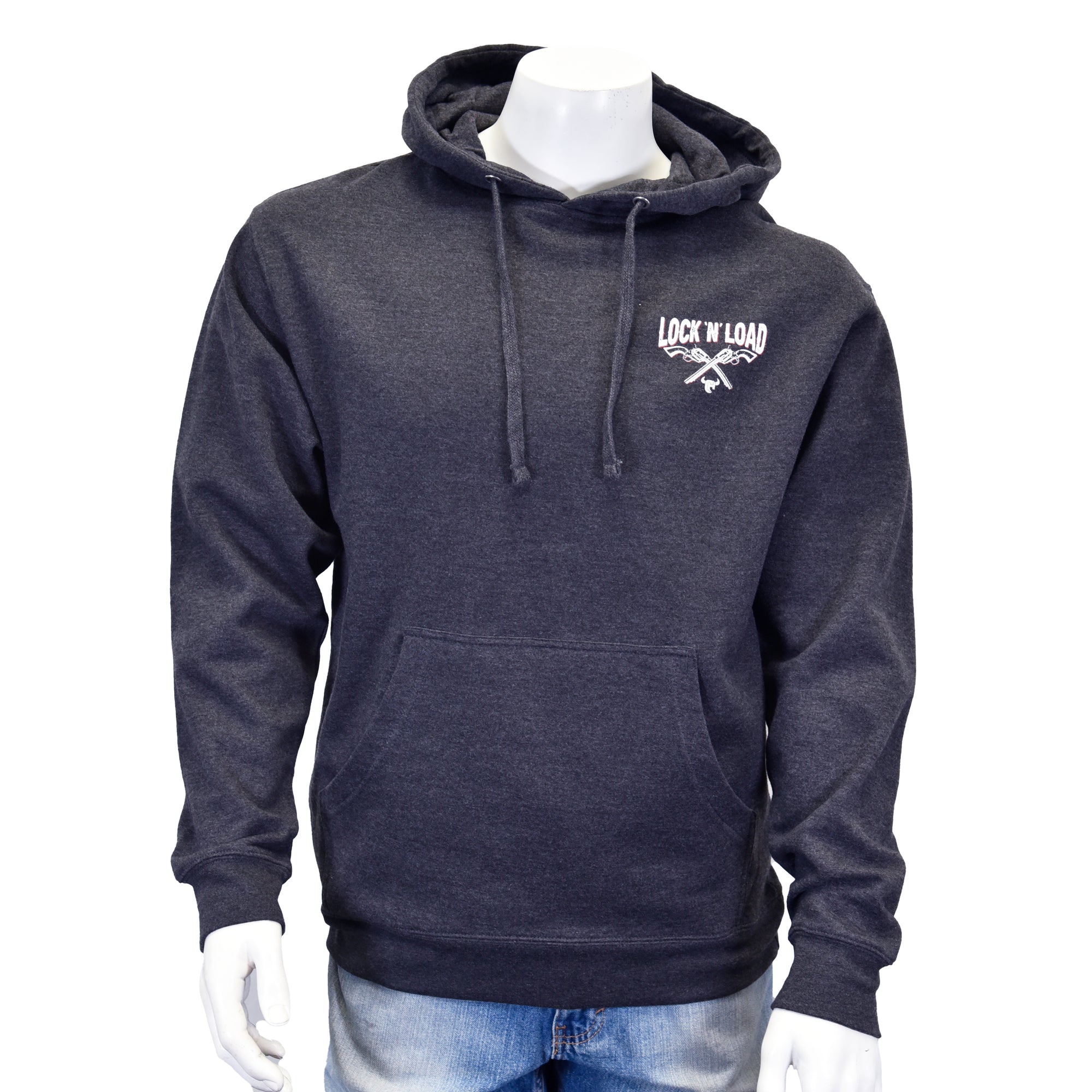 Men's CH Black "Lock N Load" Fleece Hoody from Cowboy Hardware